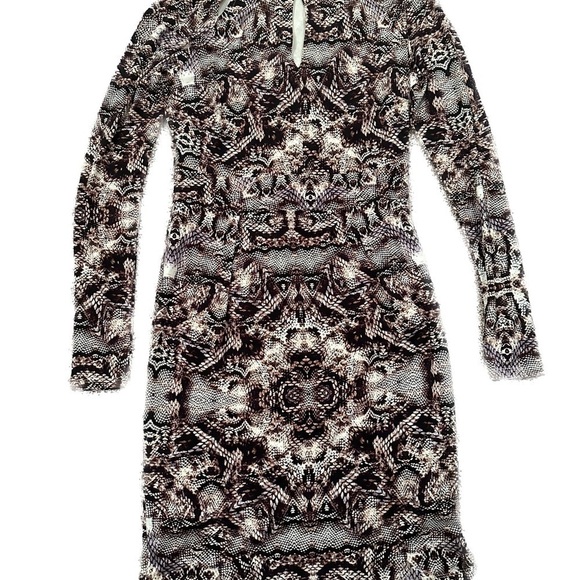 Jennifer Lopez Snakeprint Dress - Picture 1 of 2